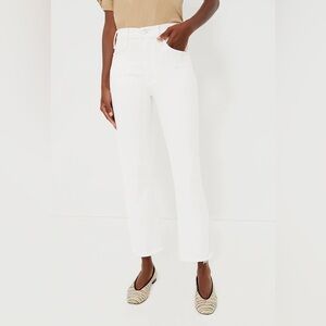 MOTHER || The Hustler Ankle Fray in Fairest of Them All White 26